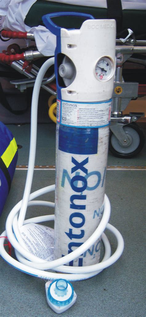 Entonox (gas and air) in the endoscopy unit